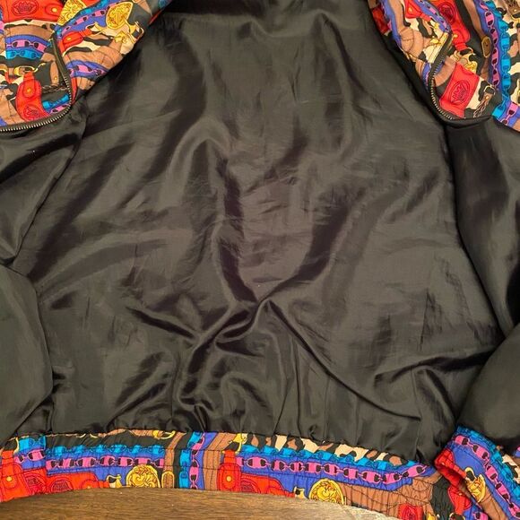 Ac-tiv- ology bonnet style jacket size XL womens vintage 1990 100% silk - Picture 4 of 6